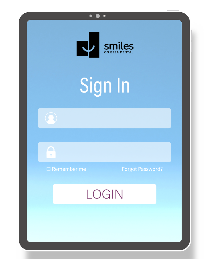 Ipad Login In Screen